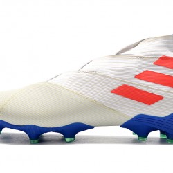 Kopačky Adidas Nemeziz 19 FG Bílý Modrý oranžový