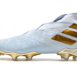 Kopačky Adidas Nemeziz 19 FG Bílý Zlatý