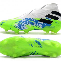 Kopačky Adidas Nemeziz 19 FG Bílý Zelená