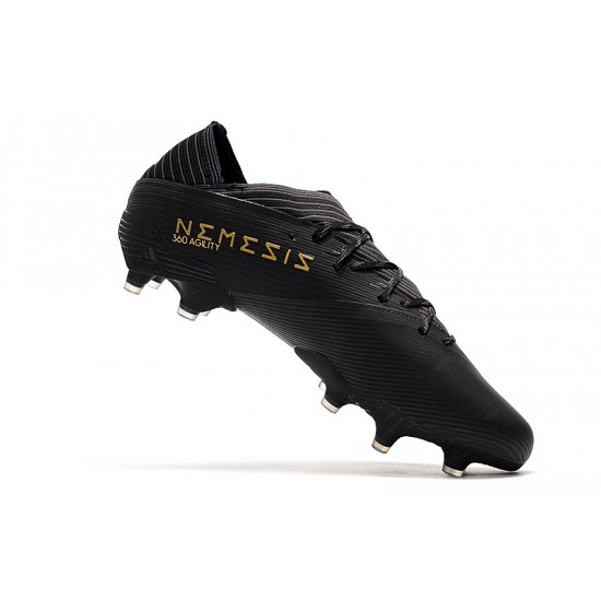 Kopačky Adidas Nemeziz 19.1 FG Všechno černé