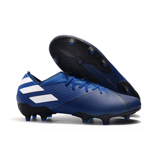 Kopačky Adidas Nemeziz 19.1 FG Modrý Bílý