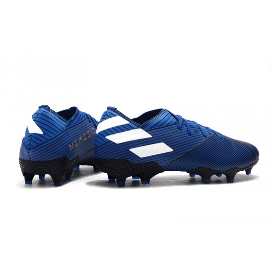 Kopačky Adidas Nemeziz 19.1 FG Modrý Bílý