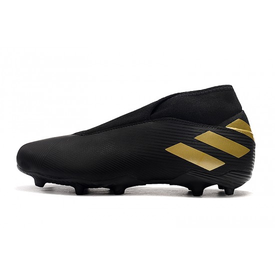 Kopačky Adidas Nemeziz 19.3  FG Bezcenný Černá Zlatý