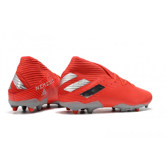 Kopačky Adidas Nemeziz 19.3  FG oranžový Stříbrný