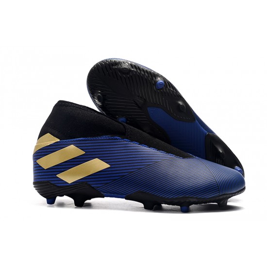 Kopačky Adidas Nemeziz 19.3  FG Bezcenný Královská modrá Zlatý