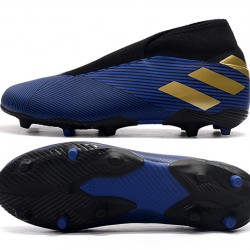 Kopačky Adidas Nemeziz 19.3  FG Bezcenný Královská modrá Zlatý