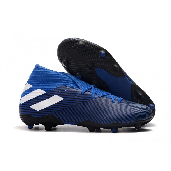 Kopačky Adidas Nemeziz 19.3  FG Královská modrá Bílý