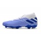 Kopačky Adidas Nemeziz 19.3  FG Bílý Modrý