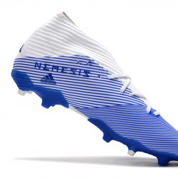 Kopačky Adidas Nemeziz 19.3  FG Bílý Modrý