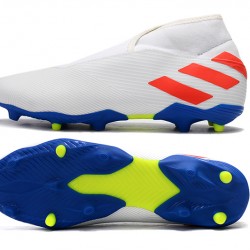 Kopačky Adidas Nemeziz 19.3  FG Bezcenný Bílý Červené Modrý