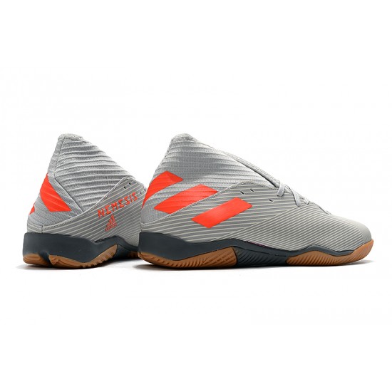 Kopačky Adidas Nemeziz 19.3 IN MD Šedá oranžový