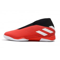 Kopačky Adidas Nemeziz 19.3 IN MD Červené Bílý Černá