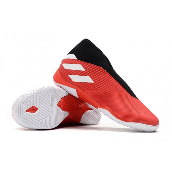 Kopačky Adidas Nemeziz 19.3 IN MD Červené Bílý Černá