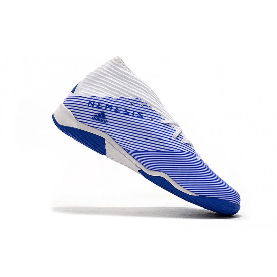 Kopačky Adidas Nemeziz 19.3 IN MD Bílý Modrý