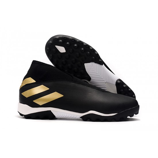 Kopačky Adidas Nemeziz 19.3 TF MD Černá Zlatý