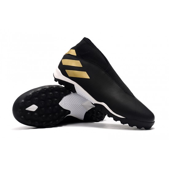 Kopačky Adidas Nemeziz 19.3 TF MD Černá Zlatý