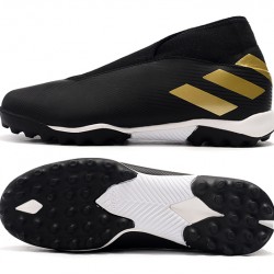 Kopačky Adidas Nemeziz 19.3 TF MD Černá Zlatý