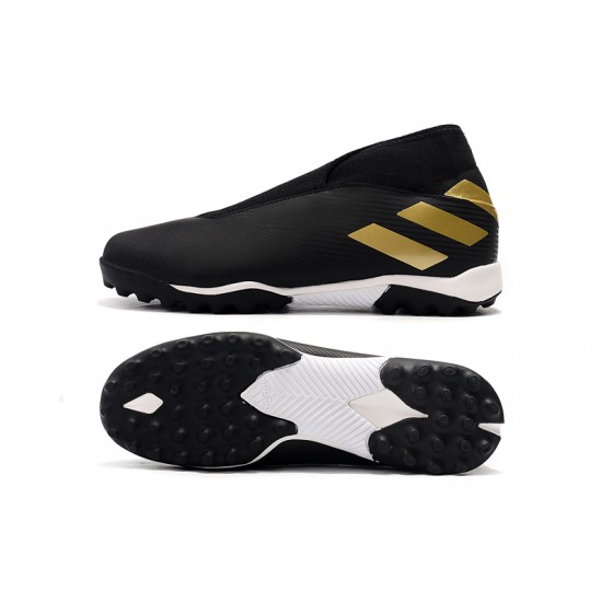 Kopačky Adidas Nemeziz 19.3 TF MD Černá Zlatý