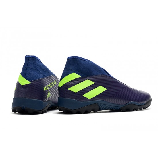 Kopačky Adidas Nemeziz 19.3 TF MD Modrý Zelená