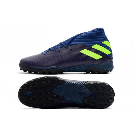 Kopačky Adidas Nemeziz 19.3 TF MD Modrý Zelená