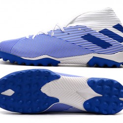 Kopačky Adidas Nemeziz 19.3 TF MD Bílý Modrý