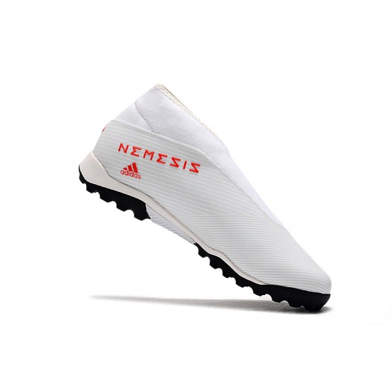 Kopačky Adidas Nemeziz 19.3 TF MD Bílý Červené