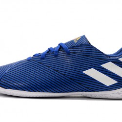 Kopačky Adidas Nemeziz 19.4 IN Modrý Bílý