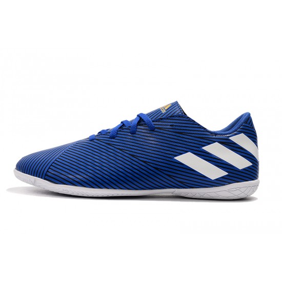 Kopačky Adidas Nemeziz 19.4 IN Modrý Bílý