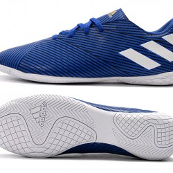 Kopačky Adidas Nemeziz 19.4 IN Modrý Bílý