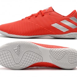 Kopačky Adidas Nemeziz 19.4 IN Červené Stříbrný