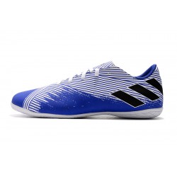 Kopačky Adidas Nemeziz 19.4 IN Bílý Modrý Černá