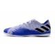 Kopačky Adidas Nemeziz 19.4 IN Bílý Modrý Černá