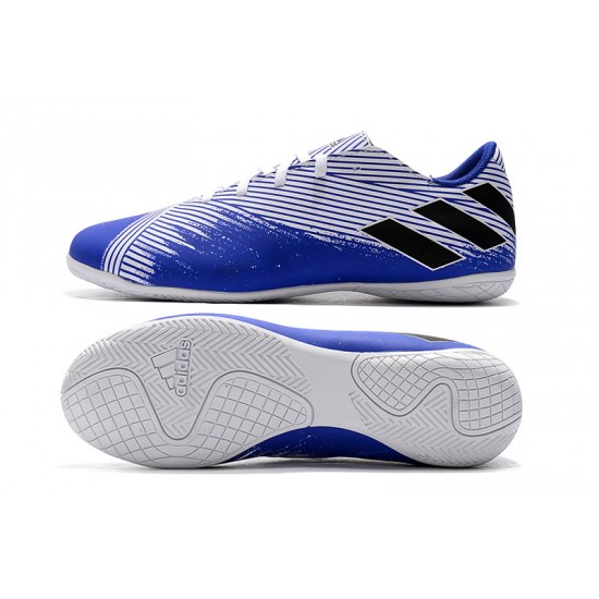 Kopačky Adidas Nemeziz 19.4 IN Bílý Modrý Černá