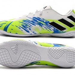 Kopačky Adidas Nemeziz 19.4 IN Bílý Zelená Černá