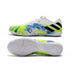 Kopačky Adidas Nemeziz 19.4 IN Bílý Zelená Černá