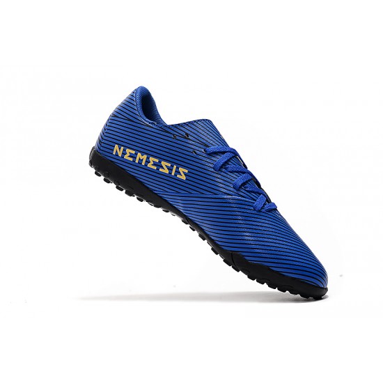 Kopačky Adidas Nemeziz 19.4 TF Královská modrá Bílý