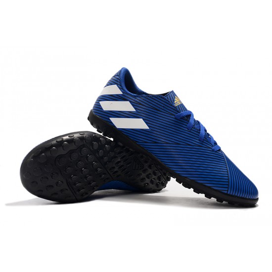 Kopačky Adidas Nemeziz 19.4 TF Královská modrá Bílý