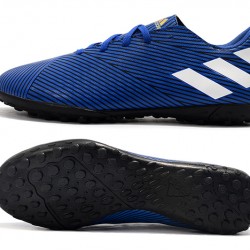 Kopačky Adidas Nemeziz 19.4 TF Královská modrá Bílý