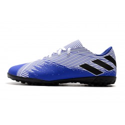 Kopačky Adidas Nemeziz 19.4 TF Bílý Modrý