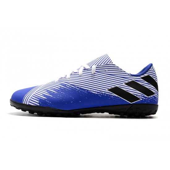 Kopačky Adidas Nemeziz 19.4 TF Bílý Modrý