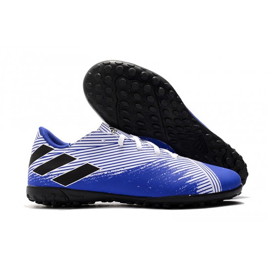 Kopačky Adidas Nemeziz 19.4 TF Bílý Modrý