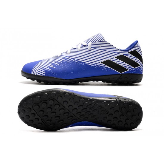 Kopačky Adidas Nemeziz 19.4 TF Bílý Modrý