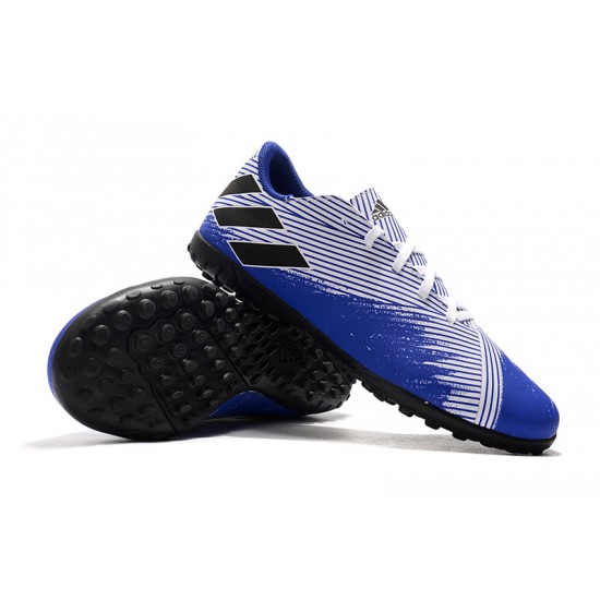 Kopačky Adidas Nemeziz 19.4 TF Bílý Modrý