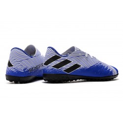 Kopačky Adidas Nemeziz 19.4 TF Bílý Modrý