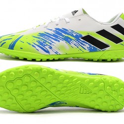 Kopačky Adidas Nemeziz 19.4 TF Bílý Zelená