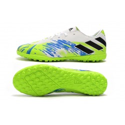 Kopačky Adidas Nemeziz 19.4 TF Bílý Zelená