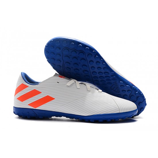 Kopačky Adidas Nemeziz 19.4 TF Bílý oranžový Modrý