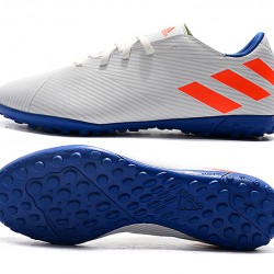 Kopačky Adidas Nemeziz 19.4 TF Bílý oranžový Modrý