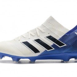 Kopačky Adidas Nemeziz Messi 18.1 FG Bílý Modrý