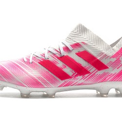 Kopačky Adidas Nemeziz Messi 18.1 FG Bílý Růžový